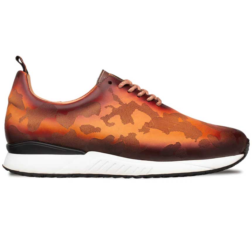 Mezlan Camouflage Deluxe Sneaker Multi Rust Image