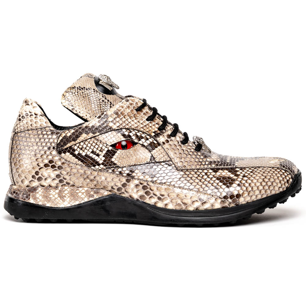 Mauri Snake Eyes 8596 Python Sneakers Natural Image