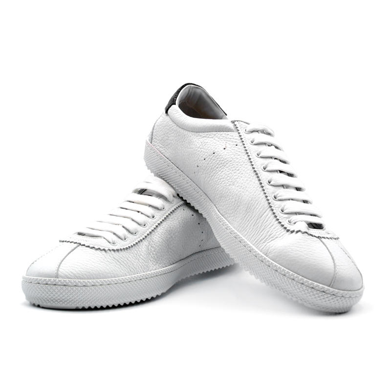 Zelli Calfskin Sneakers White Image