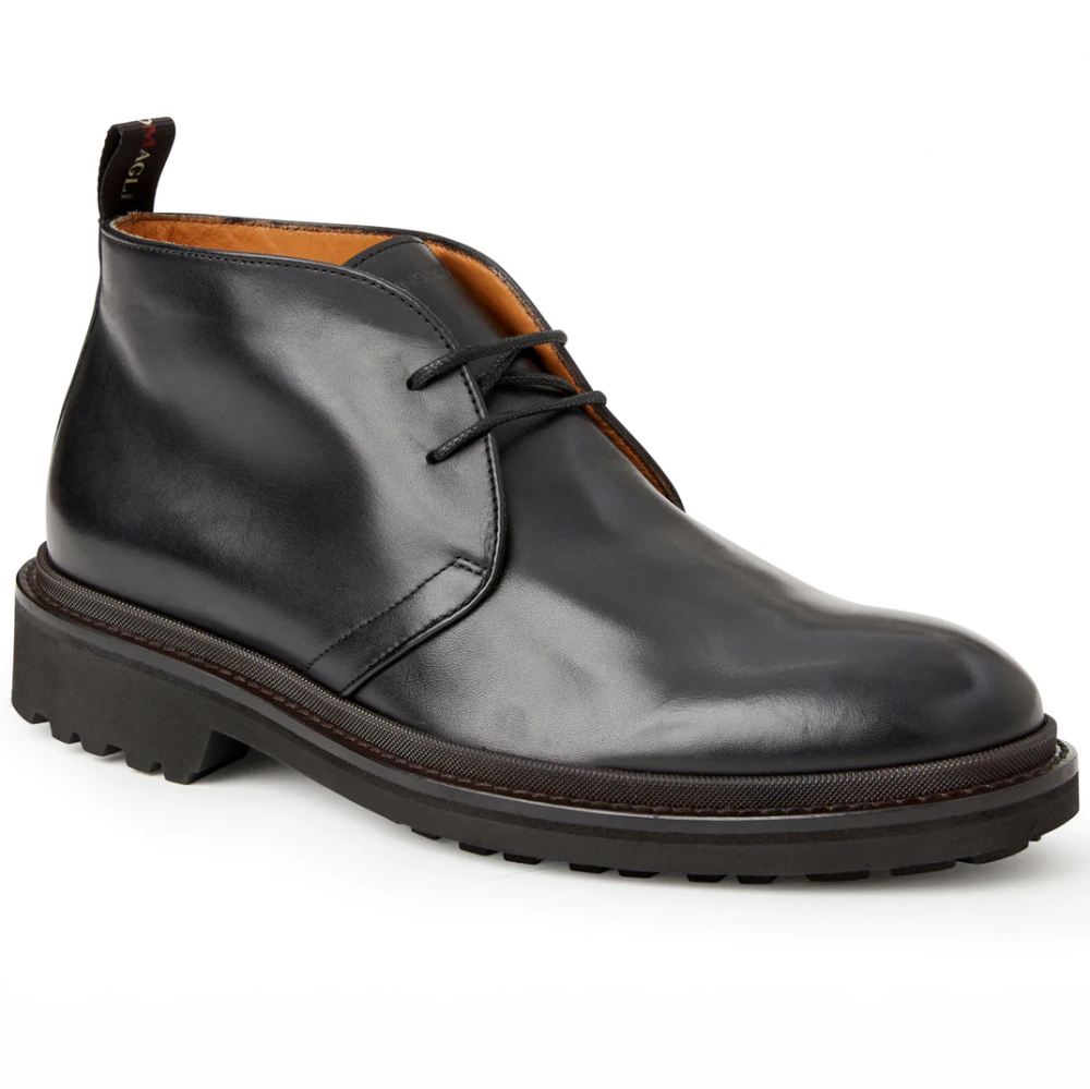 Bruno Magli Taddeo Classic Leather Chukka Boot Black Image