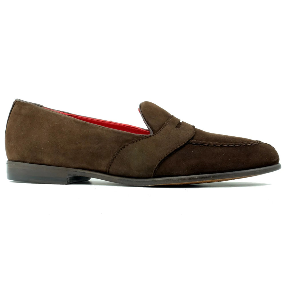 Alan Payne Barney Suede Loafers Brown Image