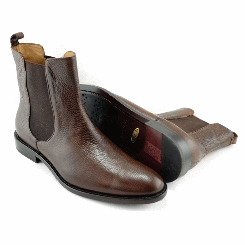 Alan Payne Chester Deerskin Boots Almond Image