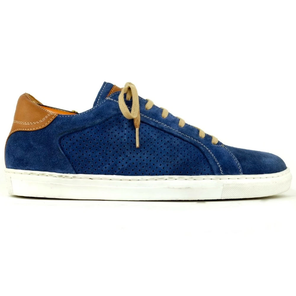 Alan Payne Martin Suede Sneaker French Blue Image