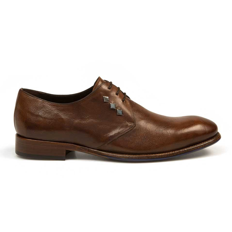 Bacco Bucci Giulio Calfskin Shoes Brown Image