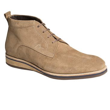 Bacco Bucci Vialli Suede Lace Up Boots Taupe Image