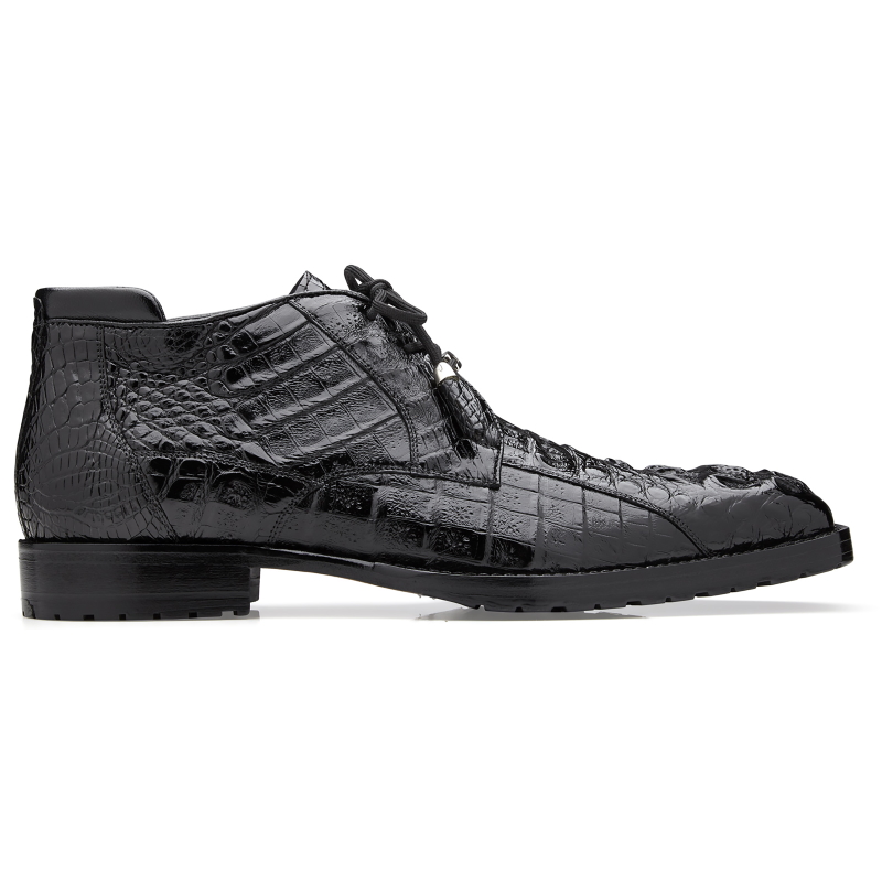 Belvedere Gaylord Hornback Ankle Boots Black Image
