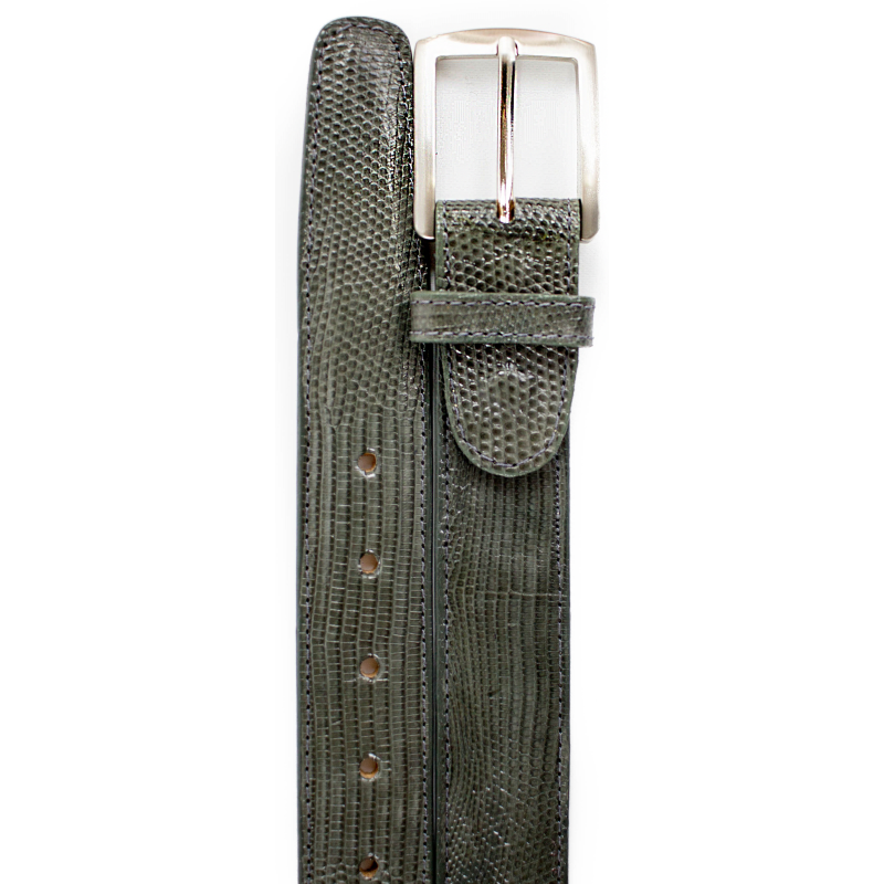 Belvedere Lizard Belt Gray Image