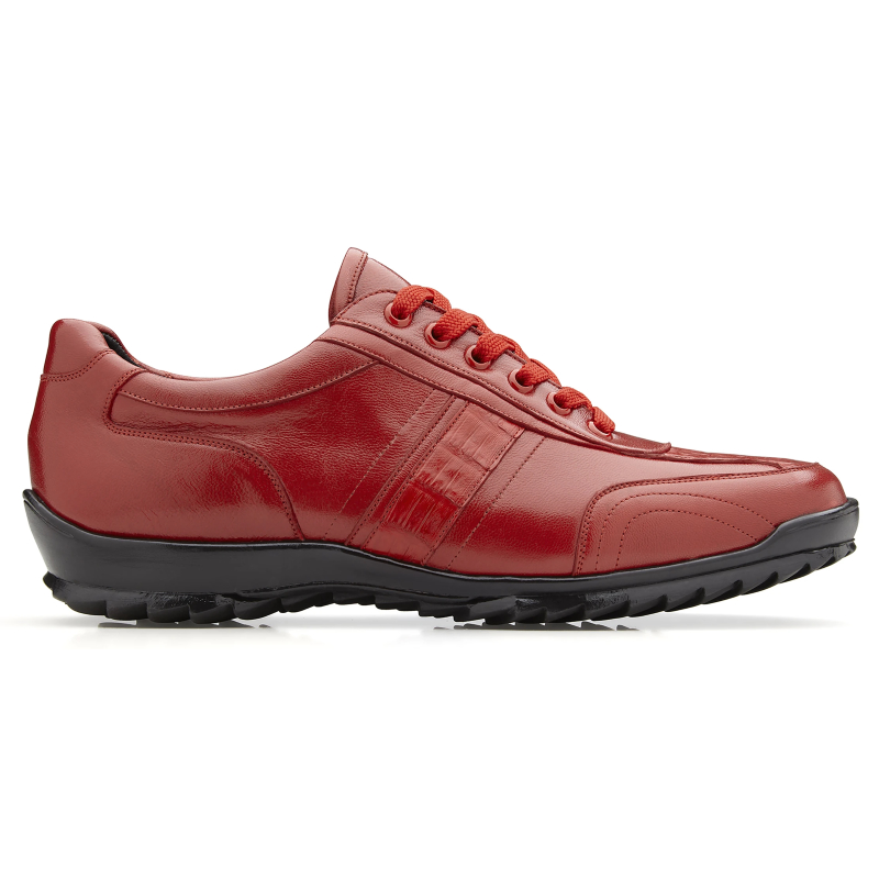 Belvedere Orfeo Caiman & Calf Sneakers Red Image