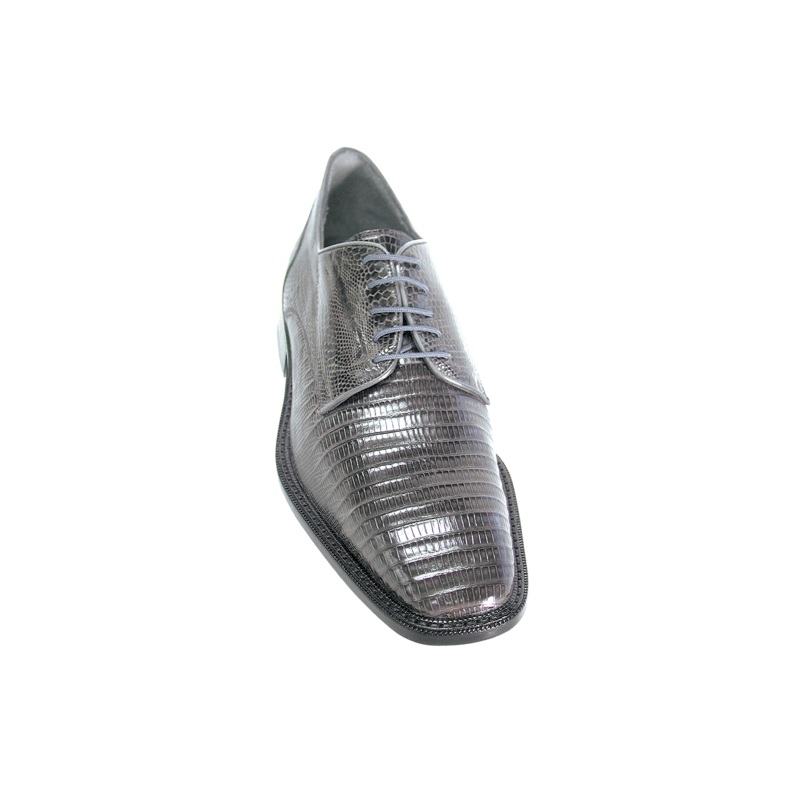 Belvedere Olivo Lizard Shoes Gray Image
