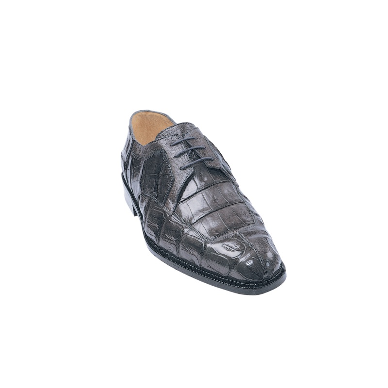 Belvedere Susa Crocodile/Ostrich Shoes Gray Image