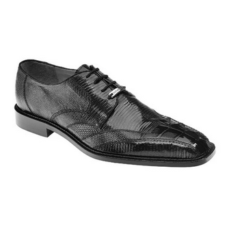 Belvedere Hornback & Lizard Shoes Black Image