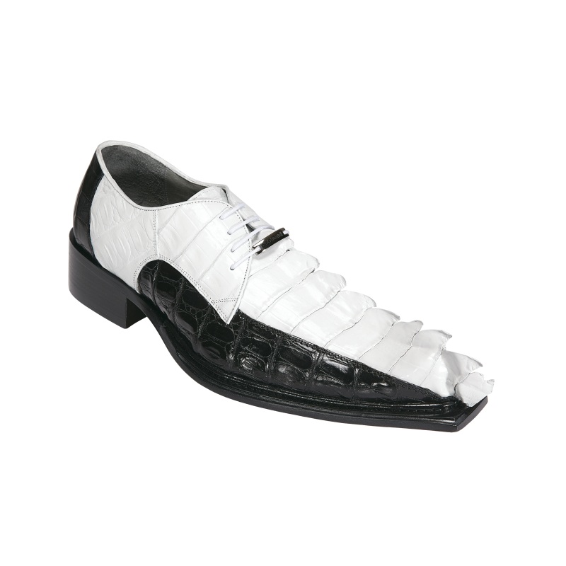 Belvedere Zeno Hornback Shoes White/Black Image