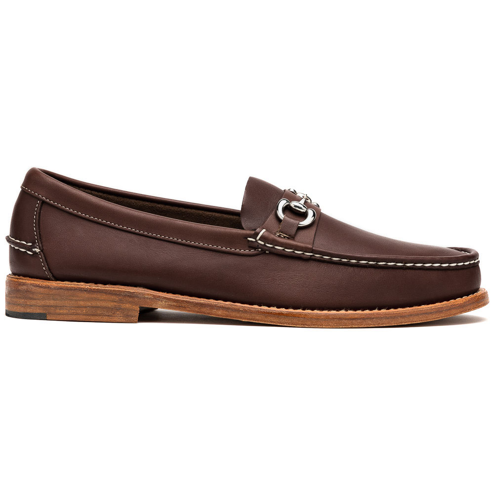 Handsewn Shoe Co. Bit Loafer Dark Brown Image