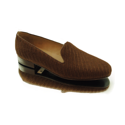 Bow Tie Simpson Slip On Loafers Brown Image