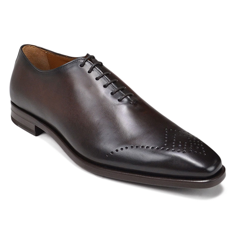 Bruno Magli Claudio Eyelet-Toe Oxford Shoes Dark Brown Image