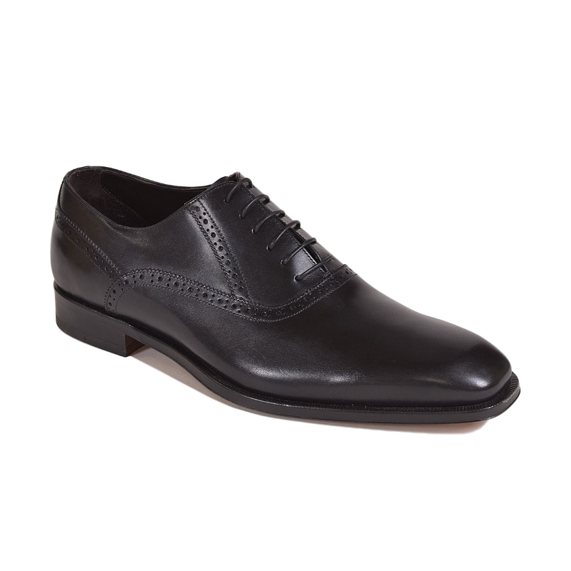 Bruno Magli Collezione Yards Blake Welted Plain Toe Shoes Black Image