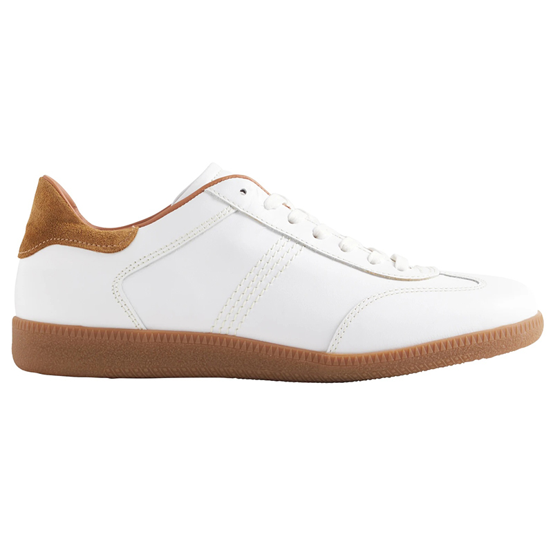 Bruno Magli Dano Leather & Suede Sneaker White Image