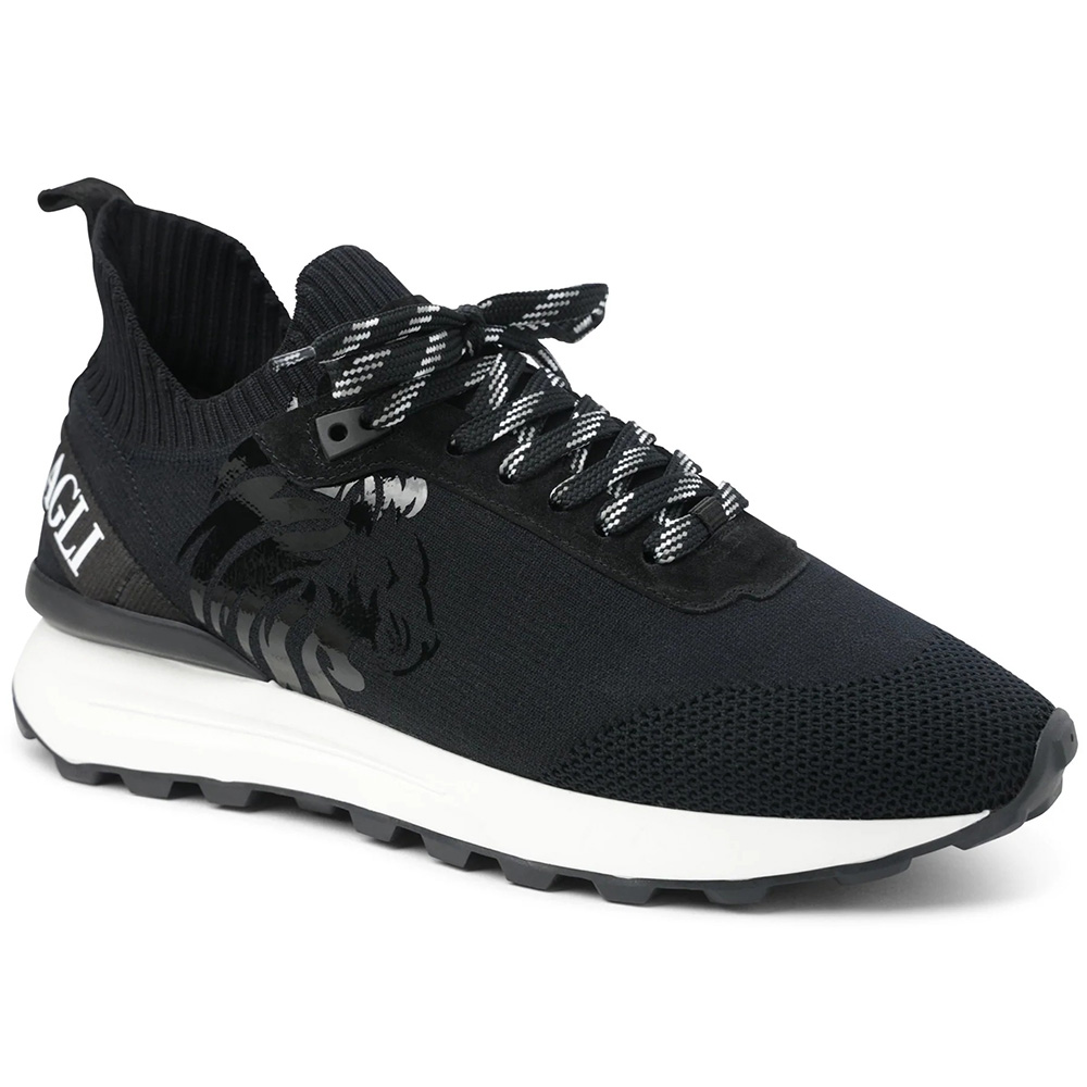 Bruno Magli Dion Sport Lace-up Sneakers Black Image