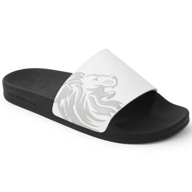 Bruno Magli Messe Slip-on Sandals White Image