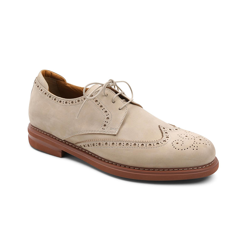 Bruno Magli Otto Wingtip Shoes Taupe Image