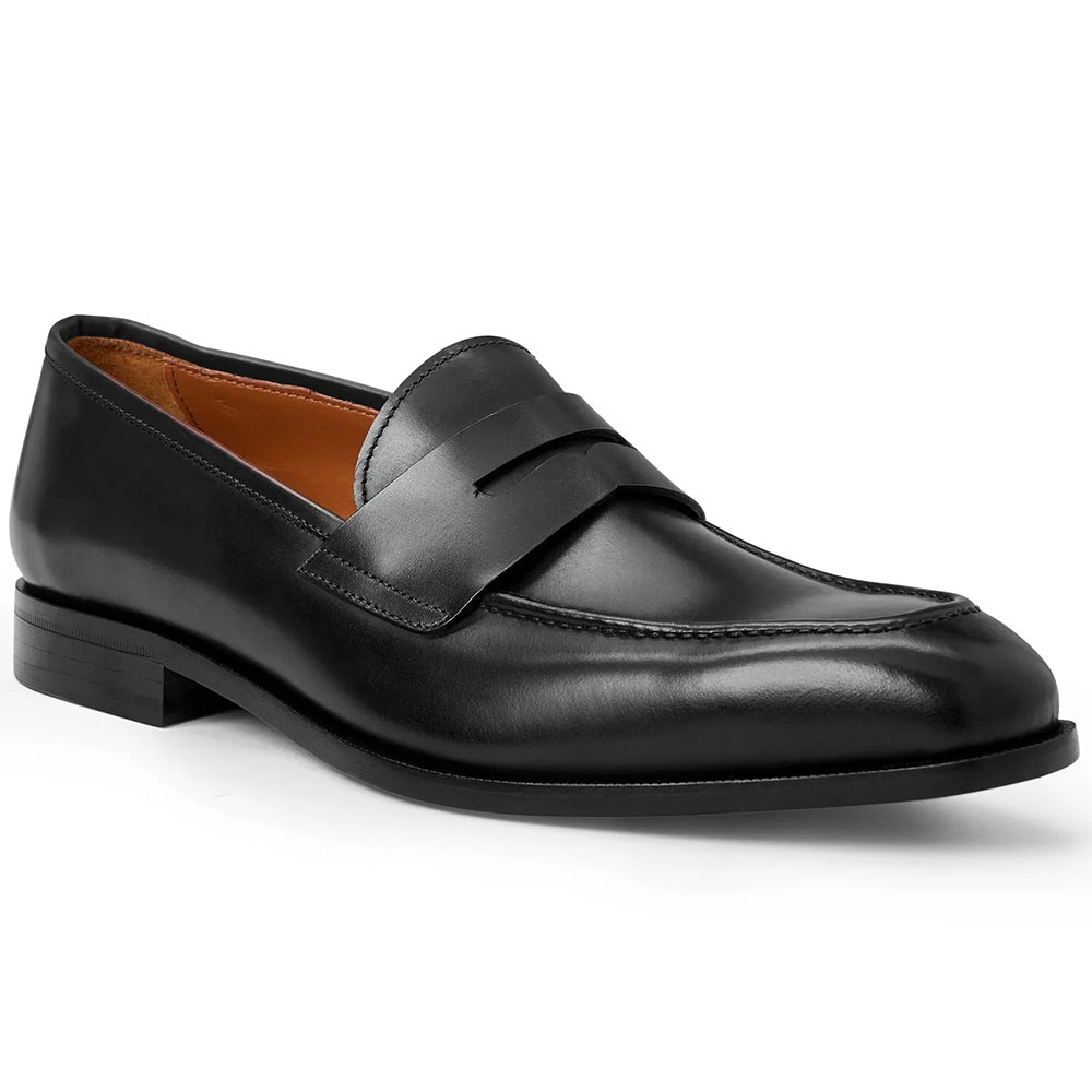 Bruno Magli Vesini Leather Slip-on Loafers Black Image