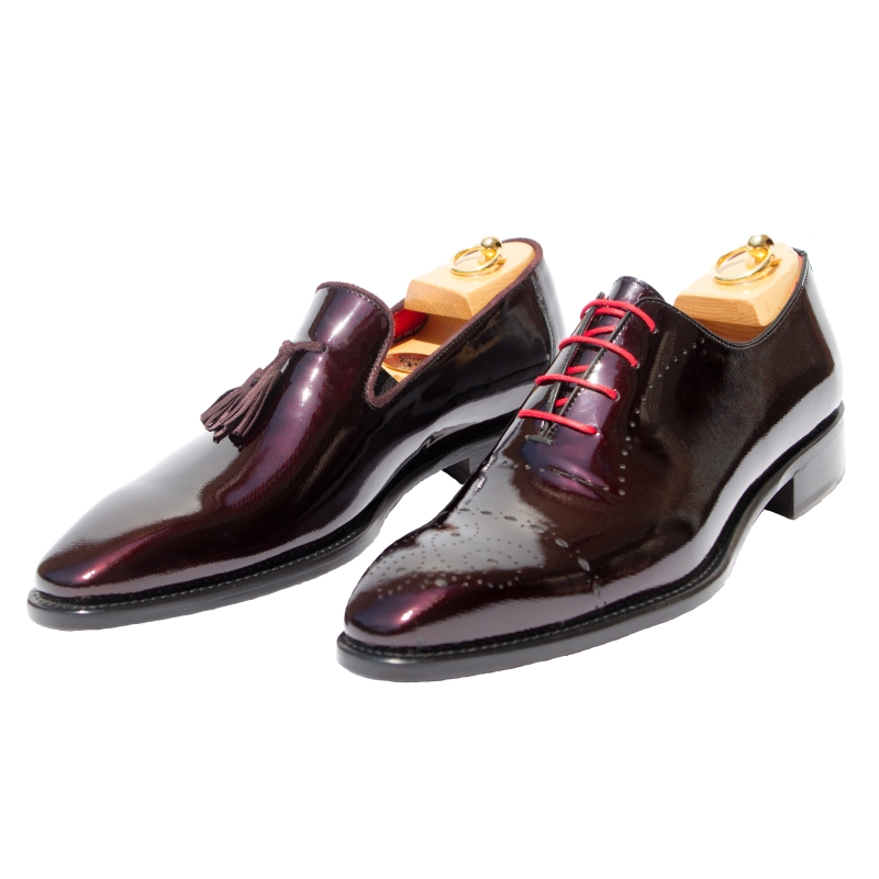Calzoleria Toscana Z993 or 5246 Patent Leather Burgundy Image