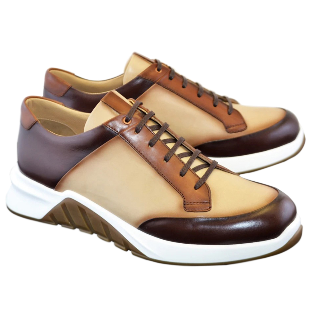 Corrente C035-5569 Fashion Sneakers Beige Brown Image