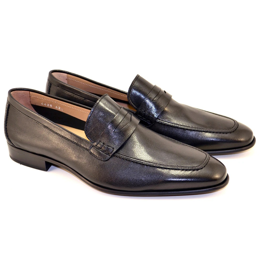 Corrente C172-4428-1 Penny Loafers Black Image