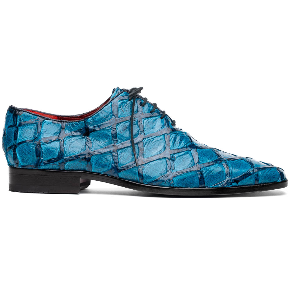Marco Di Milano Criss Pirarucu Dress Oxfords Caribbean Blue Image