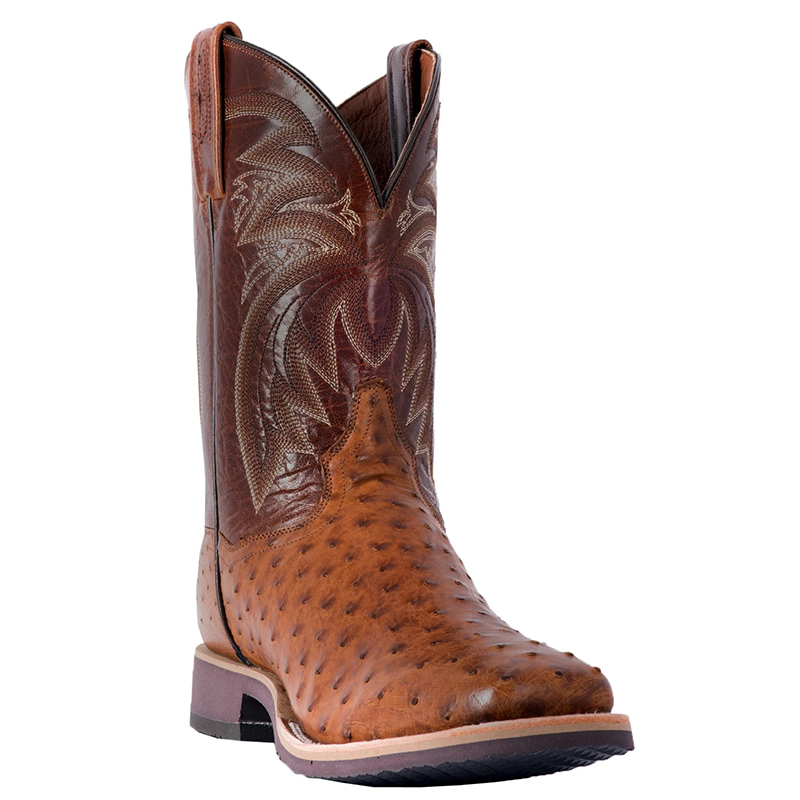 Dan Post DP3985 Philsgood Full Quill Ostrich Boots Brown Image