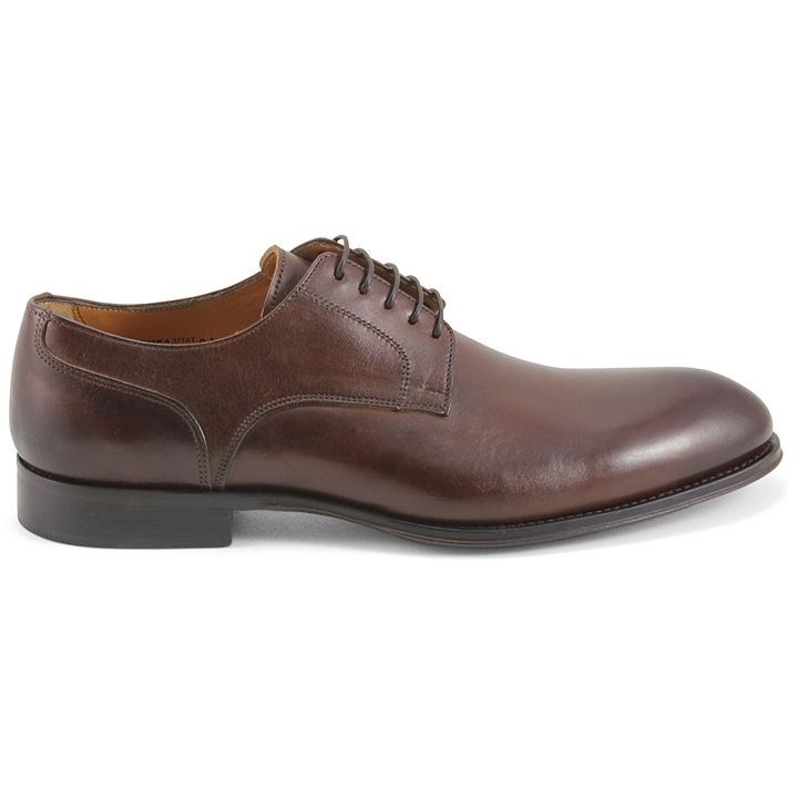 Dogen Bonari R1610 Plain Toe Derby Shoes Brown Image