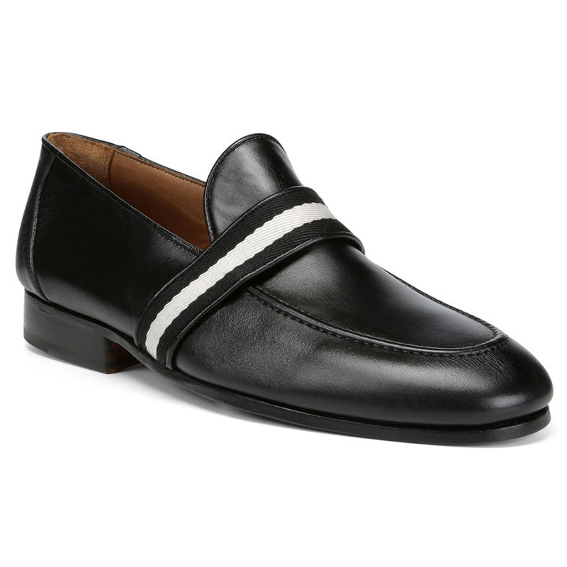 Donald Pliner Alvino Calf Loafer Shoe Black Image