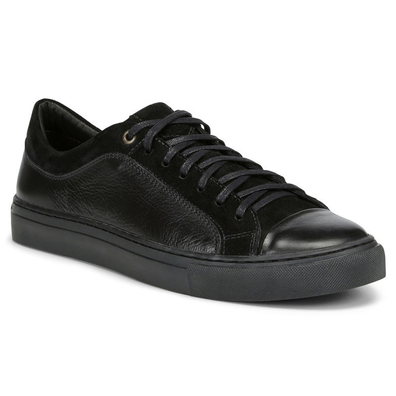Donald Pliner Berkeley Calf Sneaker Shoe Black Image