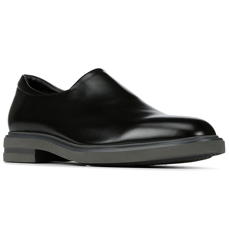 Donald Pliner Eliam Nappa Stretch Loafer Shoe Black Image