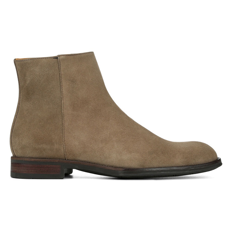Donald Pliner Palle Suede Boots Dark Taupe Image