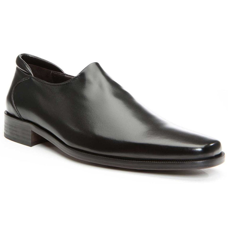 Donald Pliner Rex Nappa Stretch Loafer Shoe Black Image