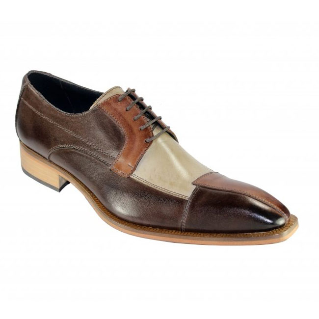 Duca by Matiste Torino Brown Tri Tone Shoes Image