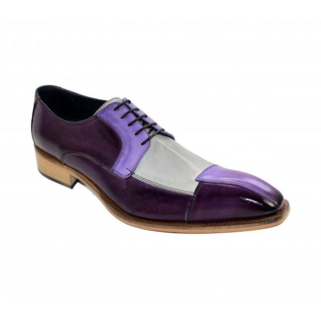 Duca by Matiste Torino Purple Combo Shoes Image