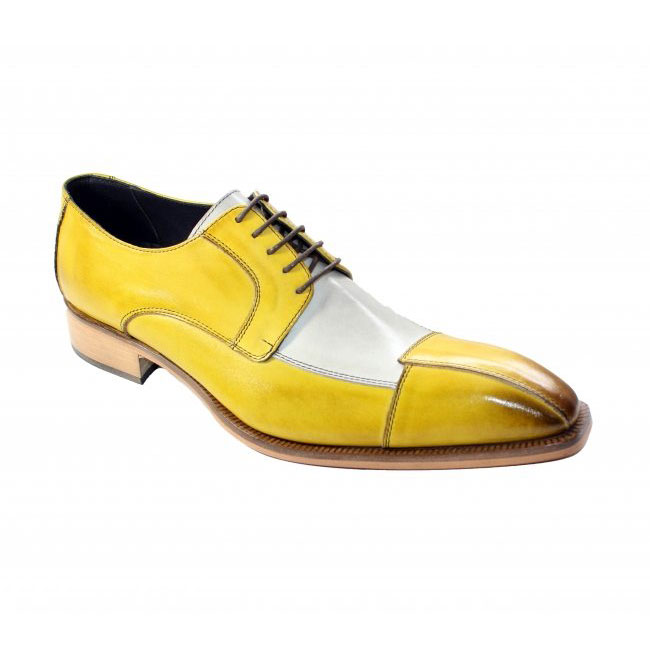 Duca by Matiste Torino Yellow Combo Shoes Image