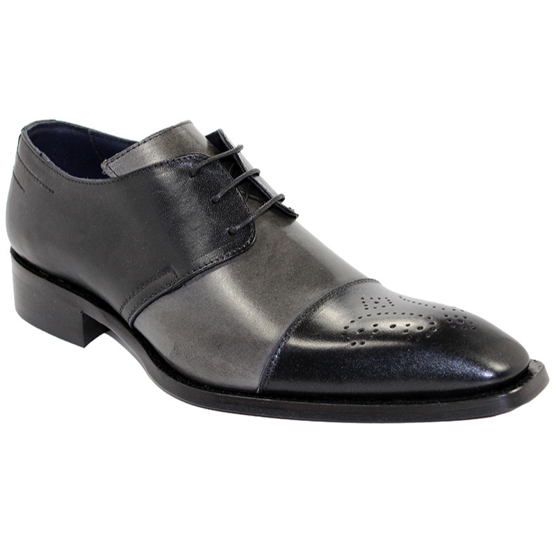 Duca by Matiste Ancona Black/Grey Shoes Image