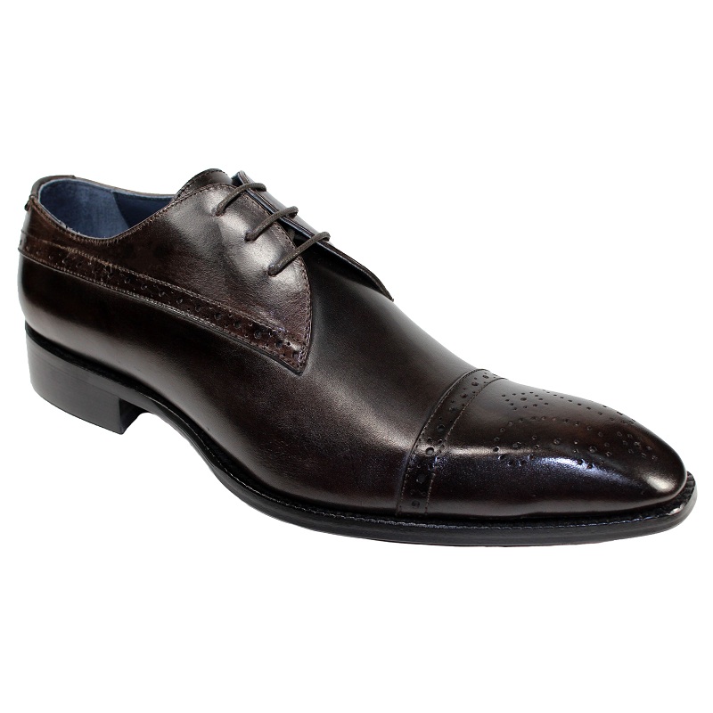 Duca by Matiste Cecina Cap Toe Shoes Chocolate Image