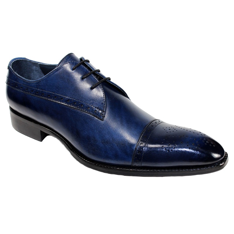 Duca by Matiste Cecina Cap Toe Shoes Navy Image