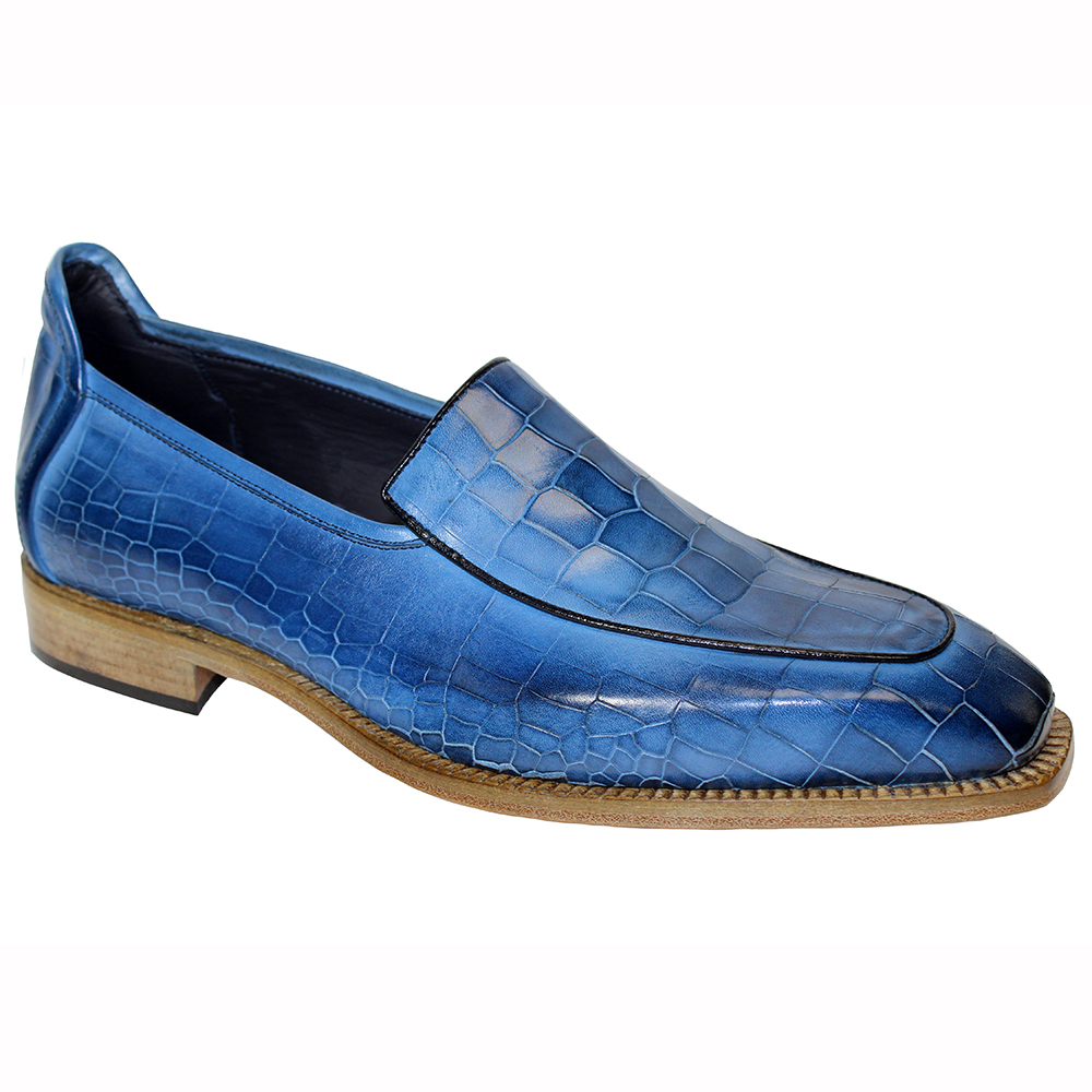 Duca by Matiste Fano Croc Print Shoes Jeans Image