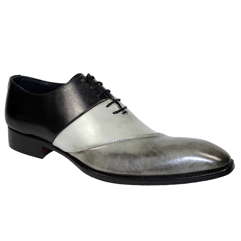 Duca by Matiste Livorno Calfskin Shoes Black Combo Image