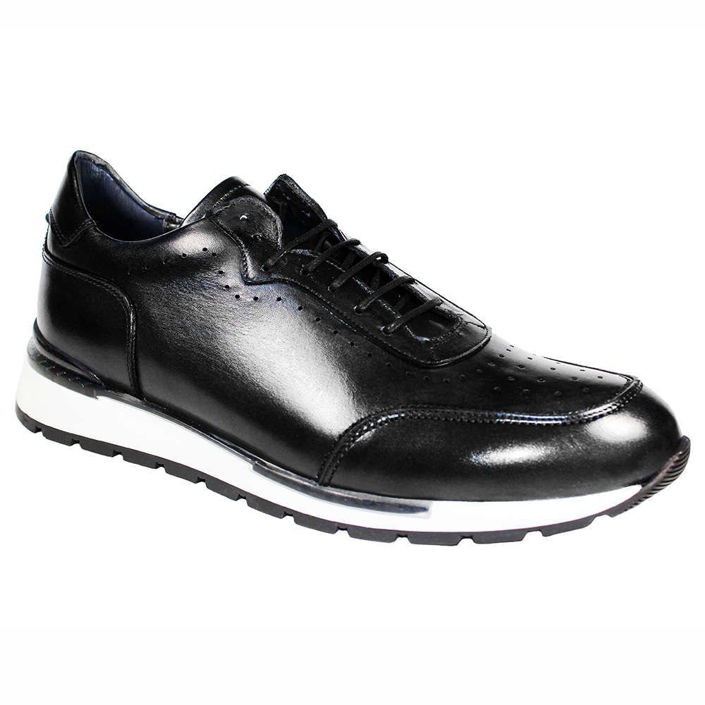 Duca by Matiste Marini Leather Sneakers Black Image