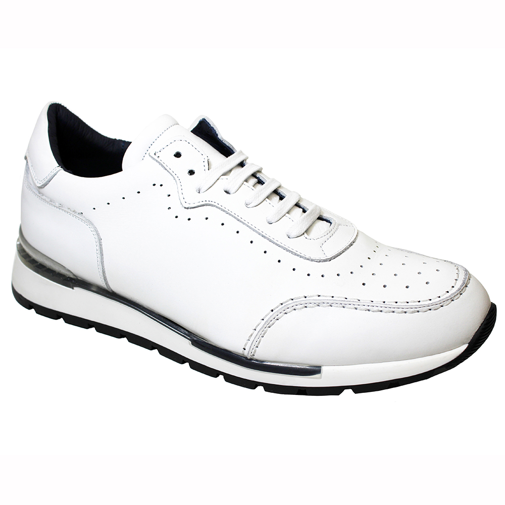 Duca by Matiste Marini Leather Sneakers White Image