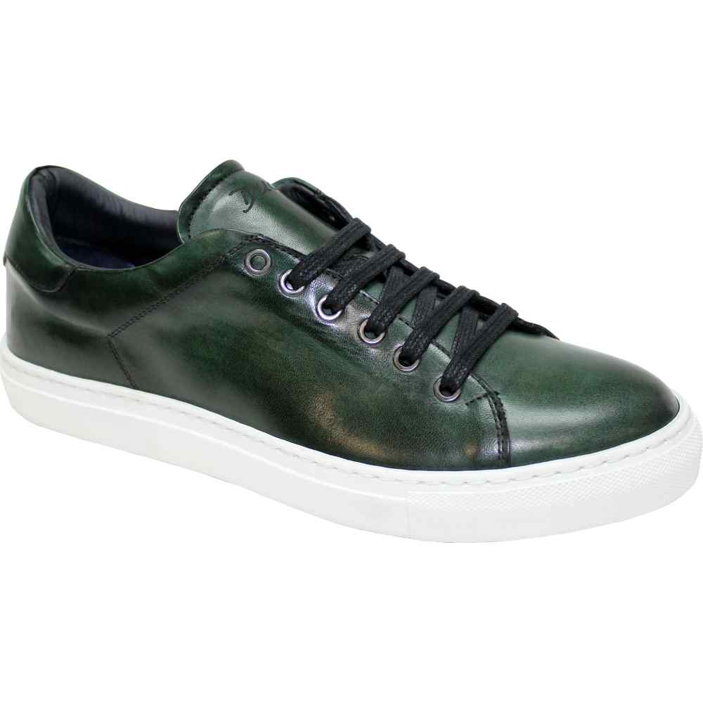 Duca by Matiste Monza Genuine Leather Sneakers Green Image