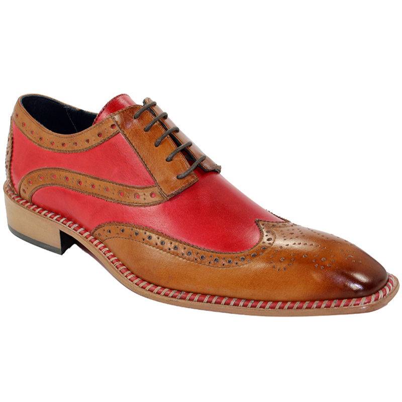 Duca by Matiste Napoli Camel/Red Shoes Image