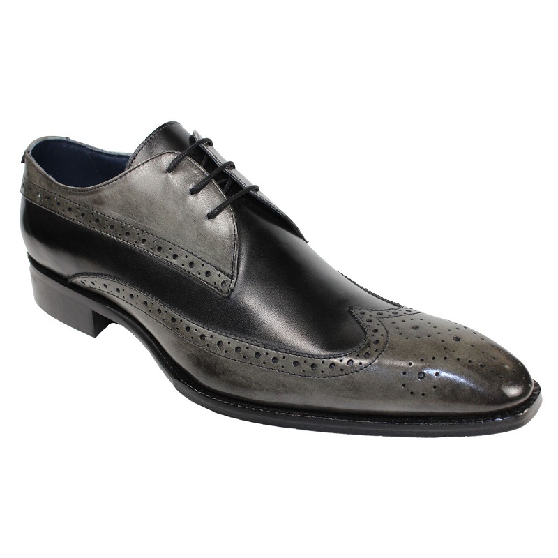 Duca by Matiste Ostia Lace Up Shoes Grey / Black Image