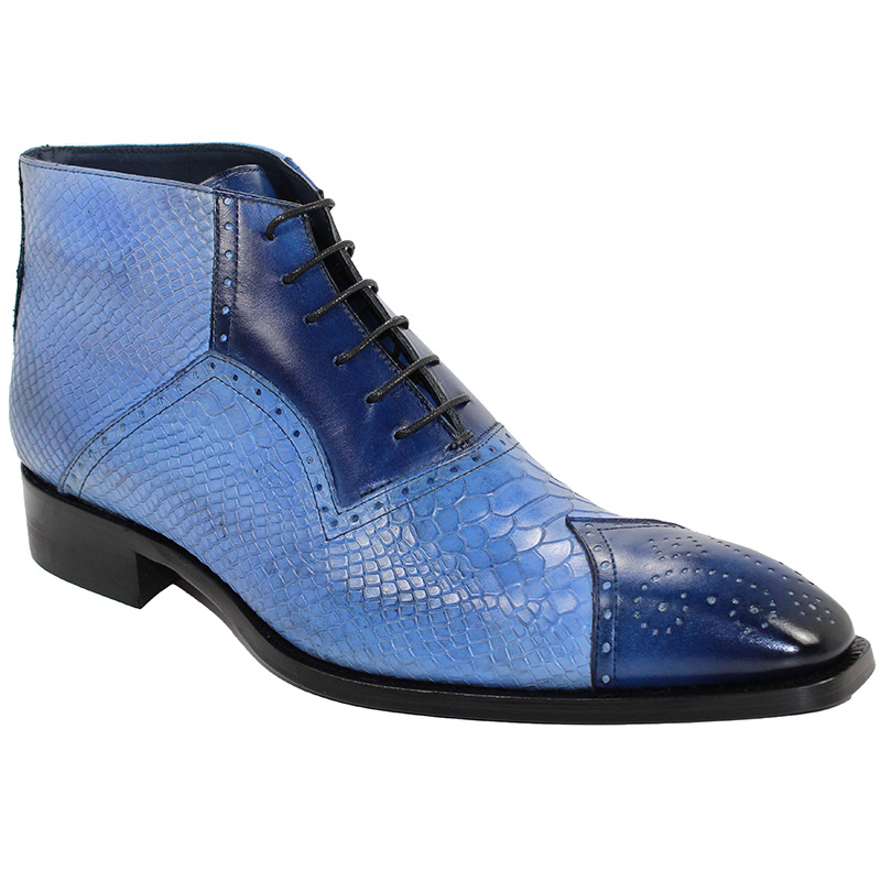Duca by Matiste Parma Blue/Light Blue Boots Image